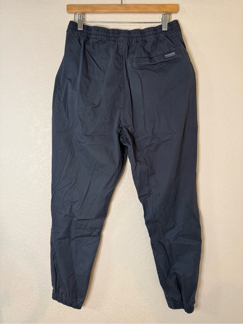 Men's Dark Grey Elastic Waist Joggers